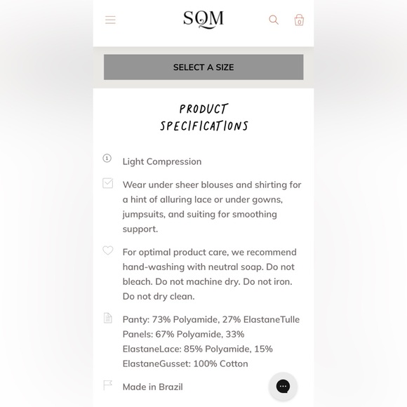 Squeem brand bodysuit/shapewear plus size 2X - Picture 4 of 6